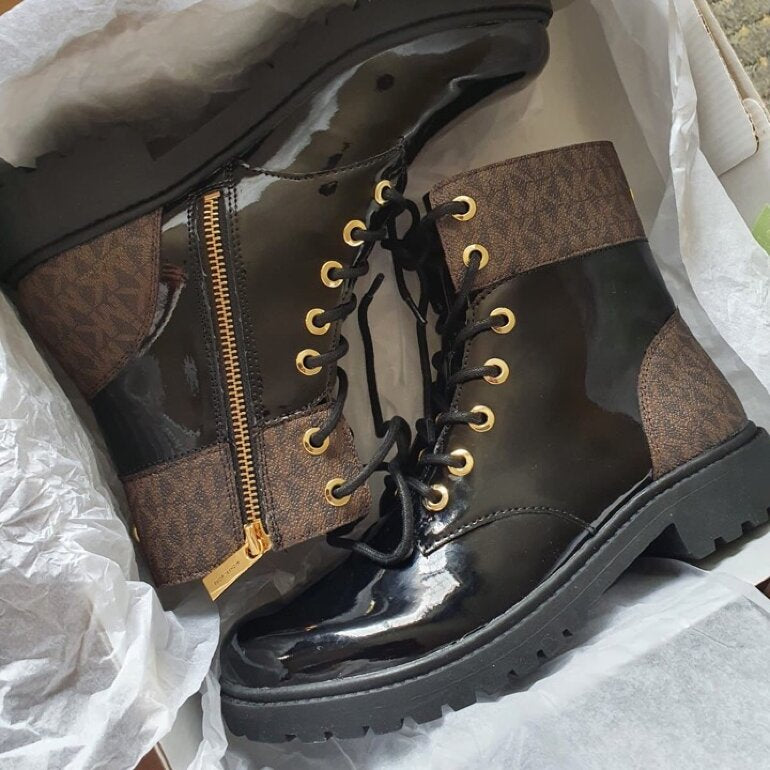 Michael Kors - Women Boots Alistair Black/Brown 4.5mx