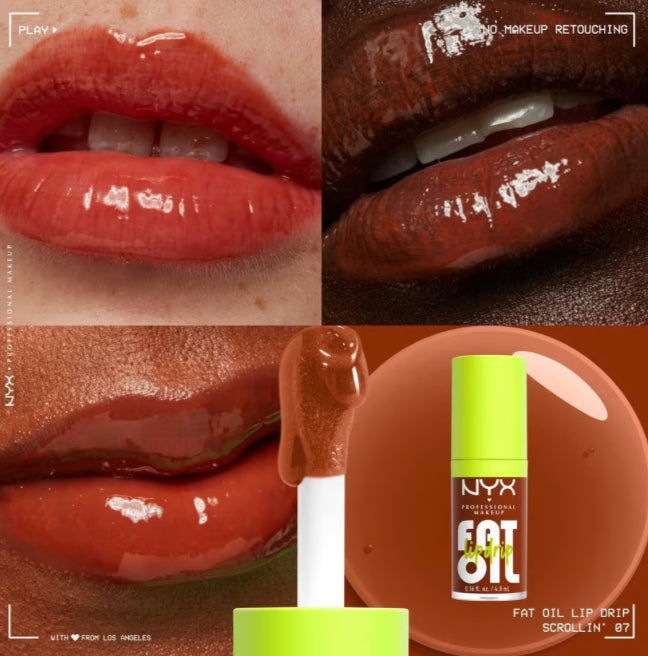 NYX Professional Makeup -
Fat Oil Lip Drip Vegan Lip Oil “Scrollin’”