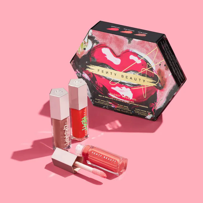 Fenty Beauty by Rihanna -
Glossy Posse VII Full-Size Gloss Bomb Trio