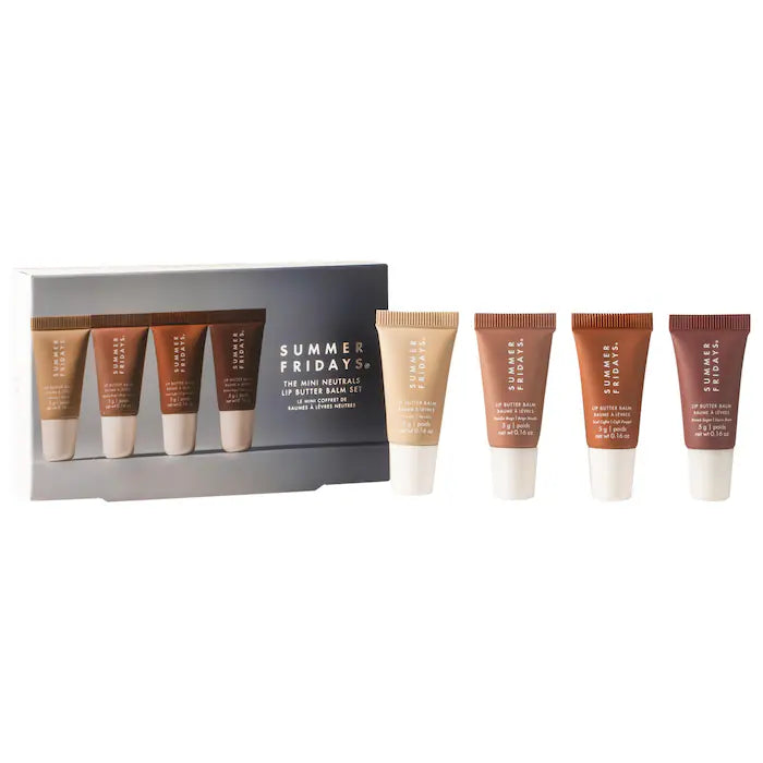 Summer Fridays -
The Mini Neutrals Lip Butter Balm Set