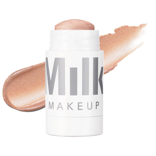 Pre orden - MILK MAKEUP 
Dewy Cream Highlighter Stick in Lit - champagne pearl