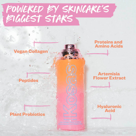 Pre orden - Kosas 
Plump + Juicy Vegan Collagen + Probiotic Spray-On Serum