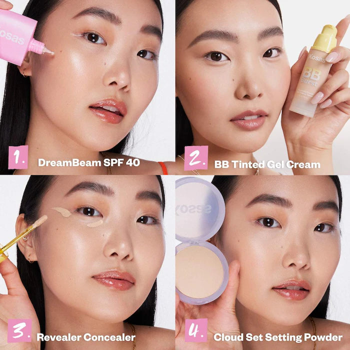 Pre orden - Kosas 
Mini DreamBeam Silicone-Free Mineral Sunscreen SPF 40 with Ceramides and Peptides