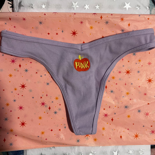 Pink - Thong Panty in Small Purple