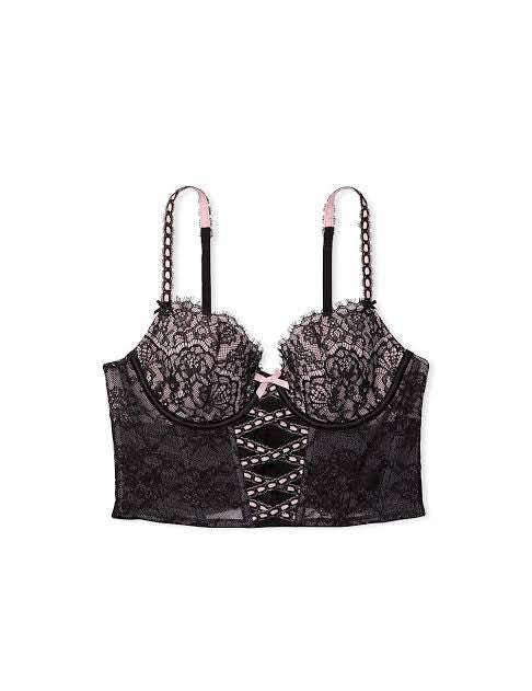 Victoria secret Lightly-Lined Lace-Up  Corset SDD