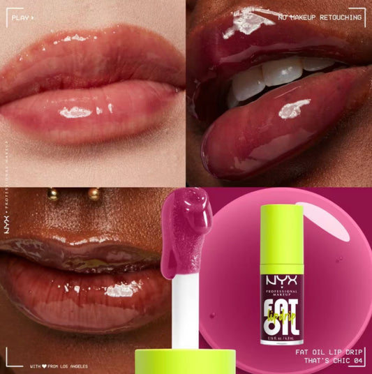 NYX Professional Makeup - 
Fat Oil Lip Drip Vegan Lip Oil “That’s chic”