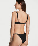 VICTORIA'S SECRET SWIM
Shine Strap Brazilian Bikini Bottom “Black”