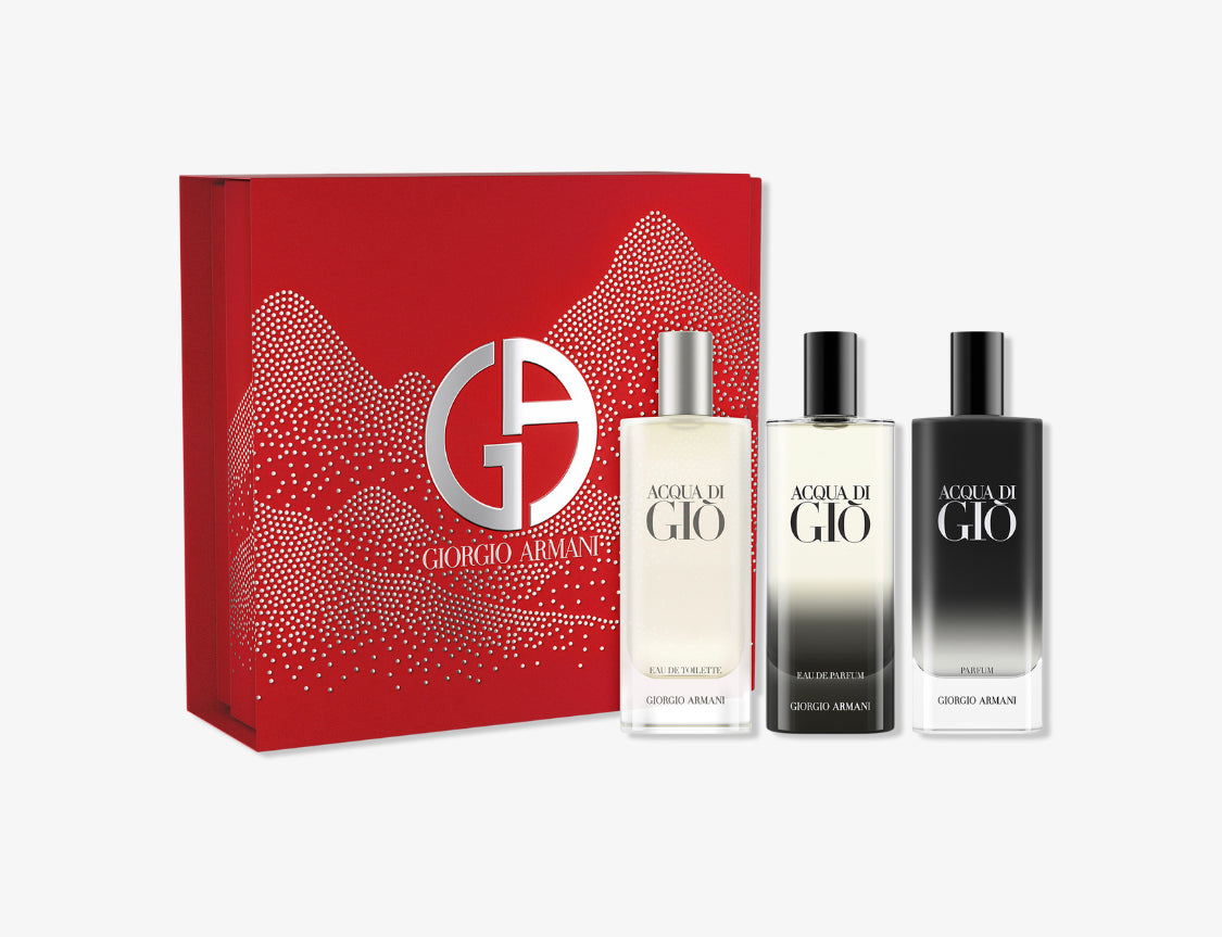 Pre orden - Acqua di Giò 3 piece mens fragance discovery set