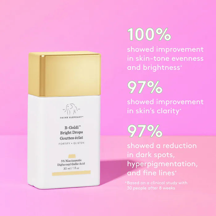 Pre orden - Drunk Elephant - 
B-Goldi™ Bright Illuminating Drops with 5% Niacinamide