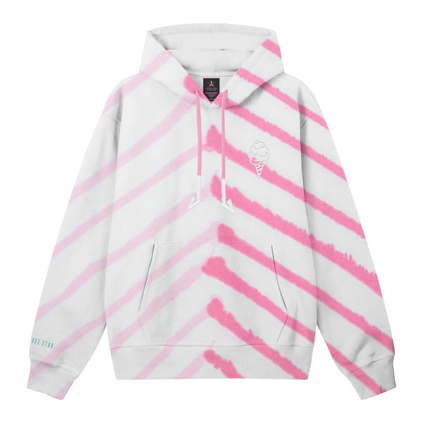 Jeffree Star Cosmetics - Pink stripe dye hoodie