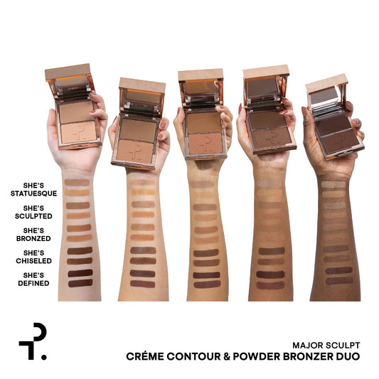 Pre orden - Major Sculpt Crème Contour & Powder Bronzer Duo